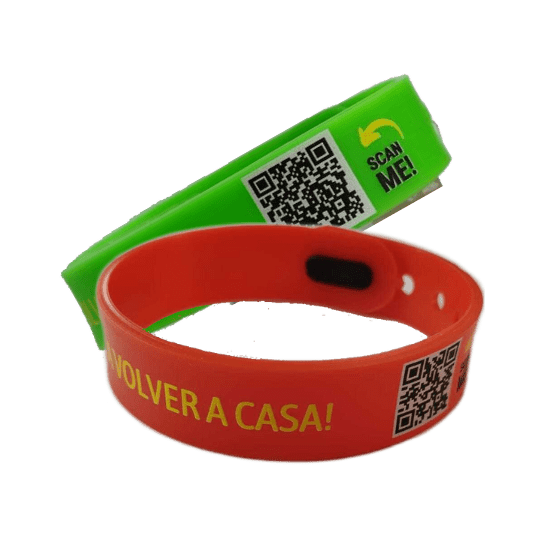 Póngase la Pulsera QR